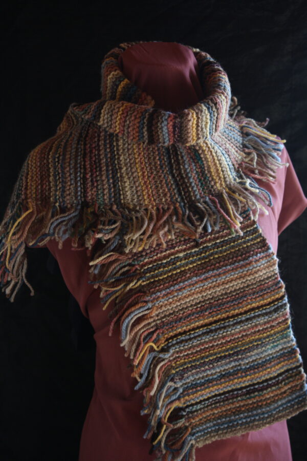 Scrappy scarf - (One of a Kind!) - Image 2