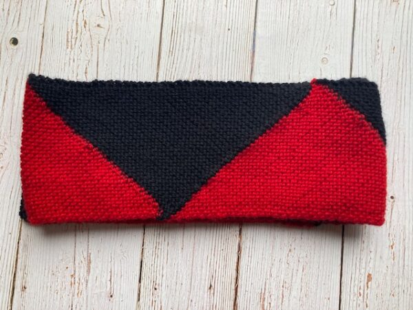 Red/Black Multidirectional Scarf - Image 3