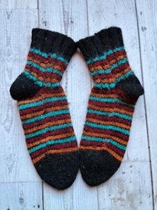Socks -Partially Felted