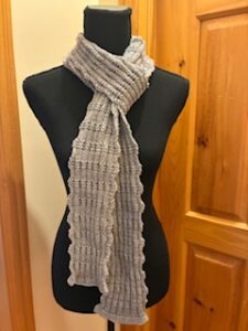 Silver, Luxury Scarf