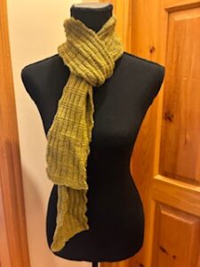 Green "striped" Scarf