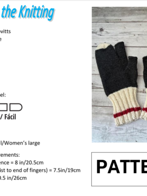 Three Finger Glovitts E-Pattern